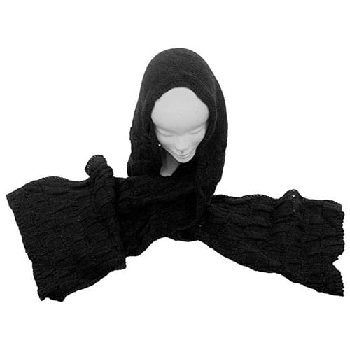 Hooded scarf col. Black