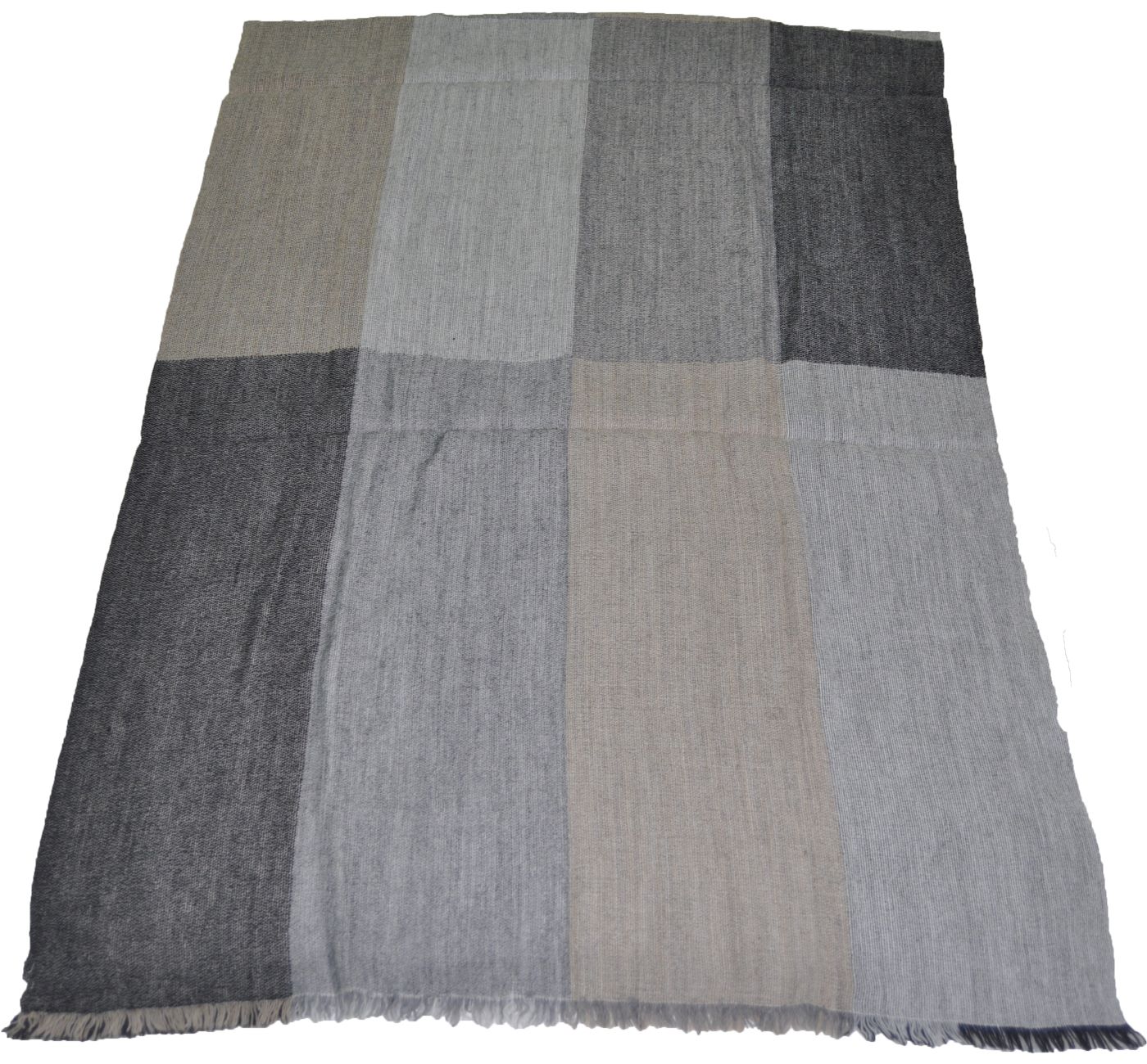 Sciarpona con rettangoli multicolor e unisex Made in Italy qualità 100% italiana - immagine 6