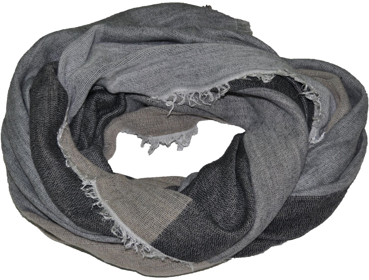 Sciarpona con rettangoli multicolor e unisex Made in Italy qualità 100% italiana - immagine 5