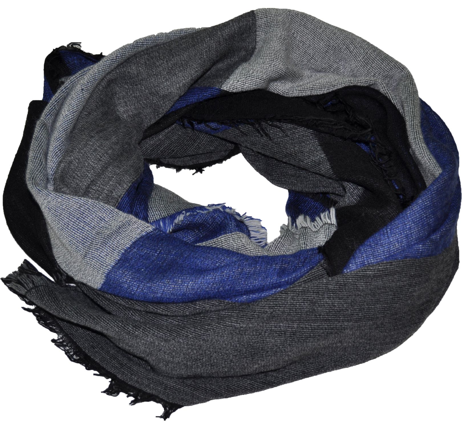 Sciarpona con rettangoli multicolor e unisex Made in Italy qualità 100% italiana - immagine 7