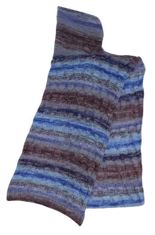 Sciarpa con cappuccio materiale stampato col. Jeans - inglese - foulard seta uomo