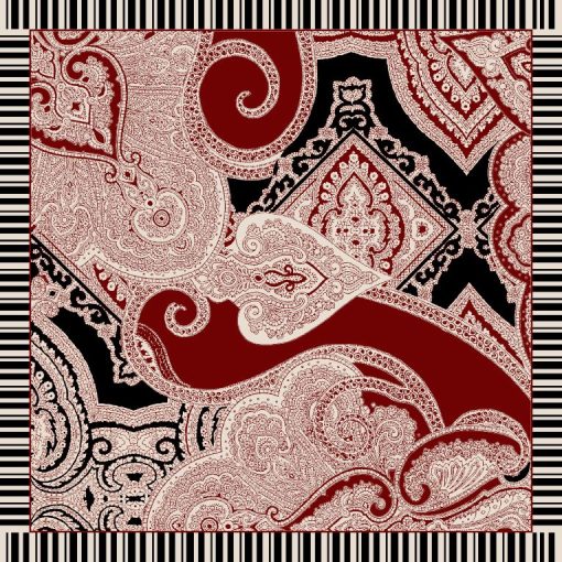Foulard di seta disegno cashmere_BDX1 - tutti - foulard uomo