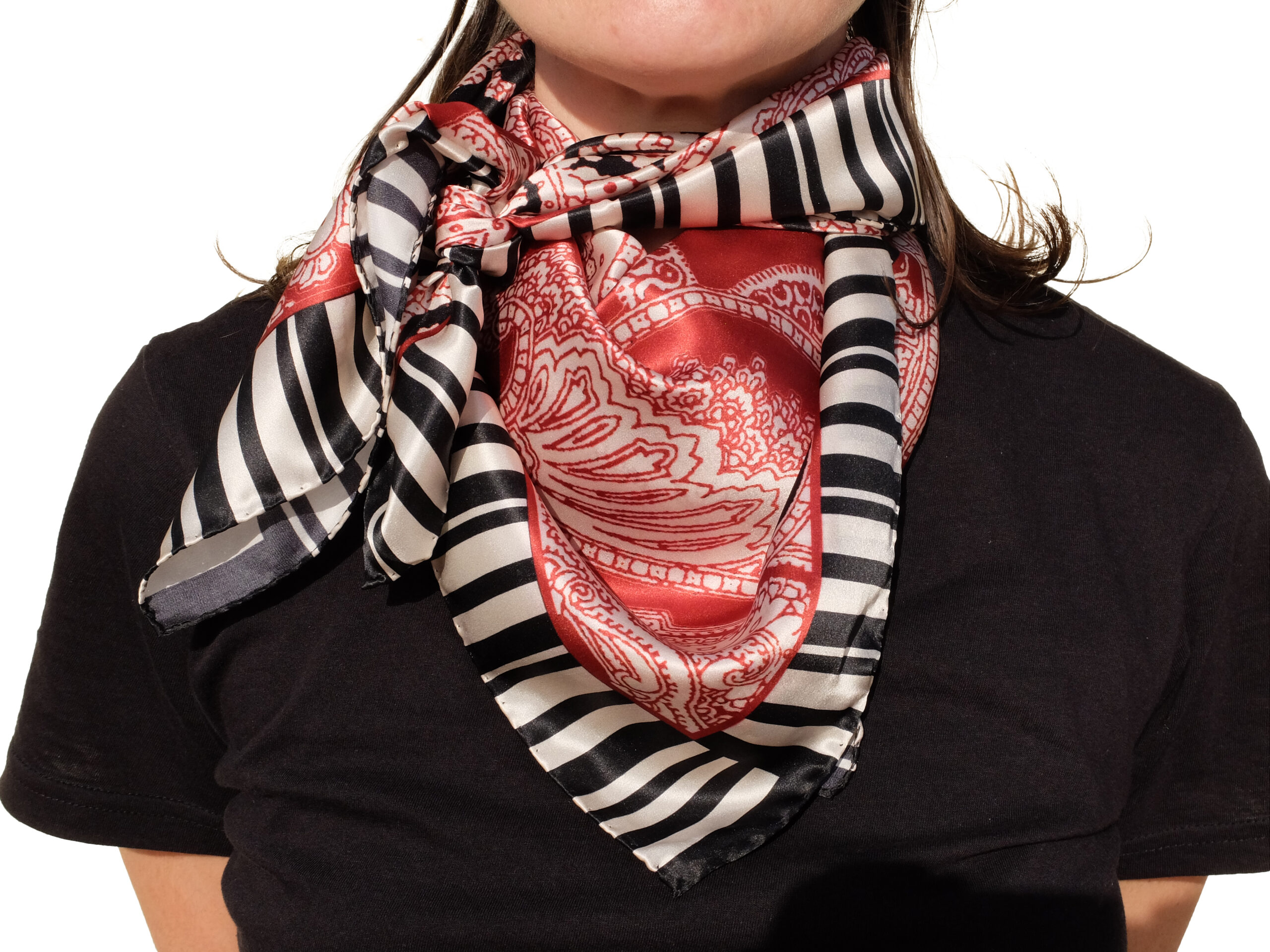 Foulard in seta : Barindelli e Trezzi, Seterie Pelletterie, Bellagio, Como, Italia Foulard in seta : Barindelli e Trezzi, Seterie Pelletterie, Bellagio, Como, Italia
