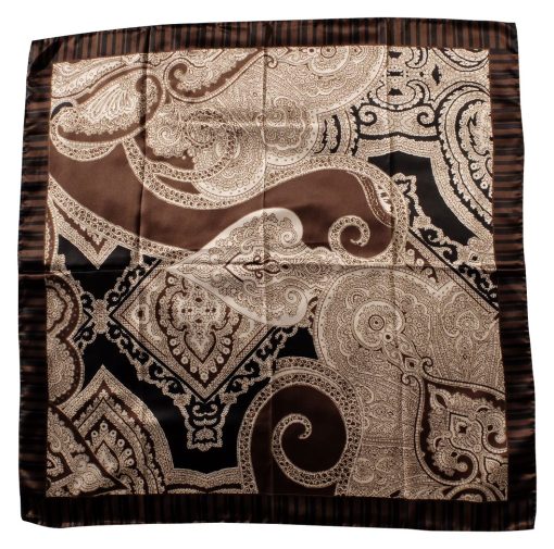 Foulard di seta disegno cashmere_brown2 - account - foulard uomo
