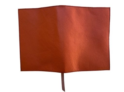 Custodia cover in vera pelle col. Arancio - includono - Talento Fiorentino Artigianato Made in Italy