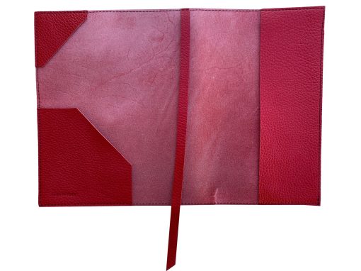 Custodia cover in vera pelle col. Rosso - categoria - Talento Fiorentino Artigianato Made in Italy