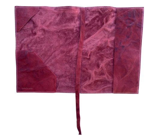 Custodia cover in vera pelle col. Rosso vintage - scegliete - Talento Fiorentino Artigianato Made in Italy