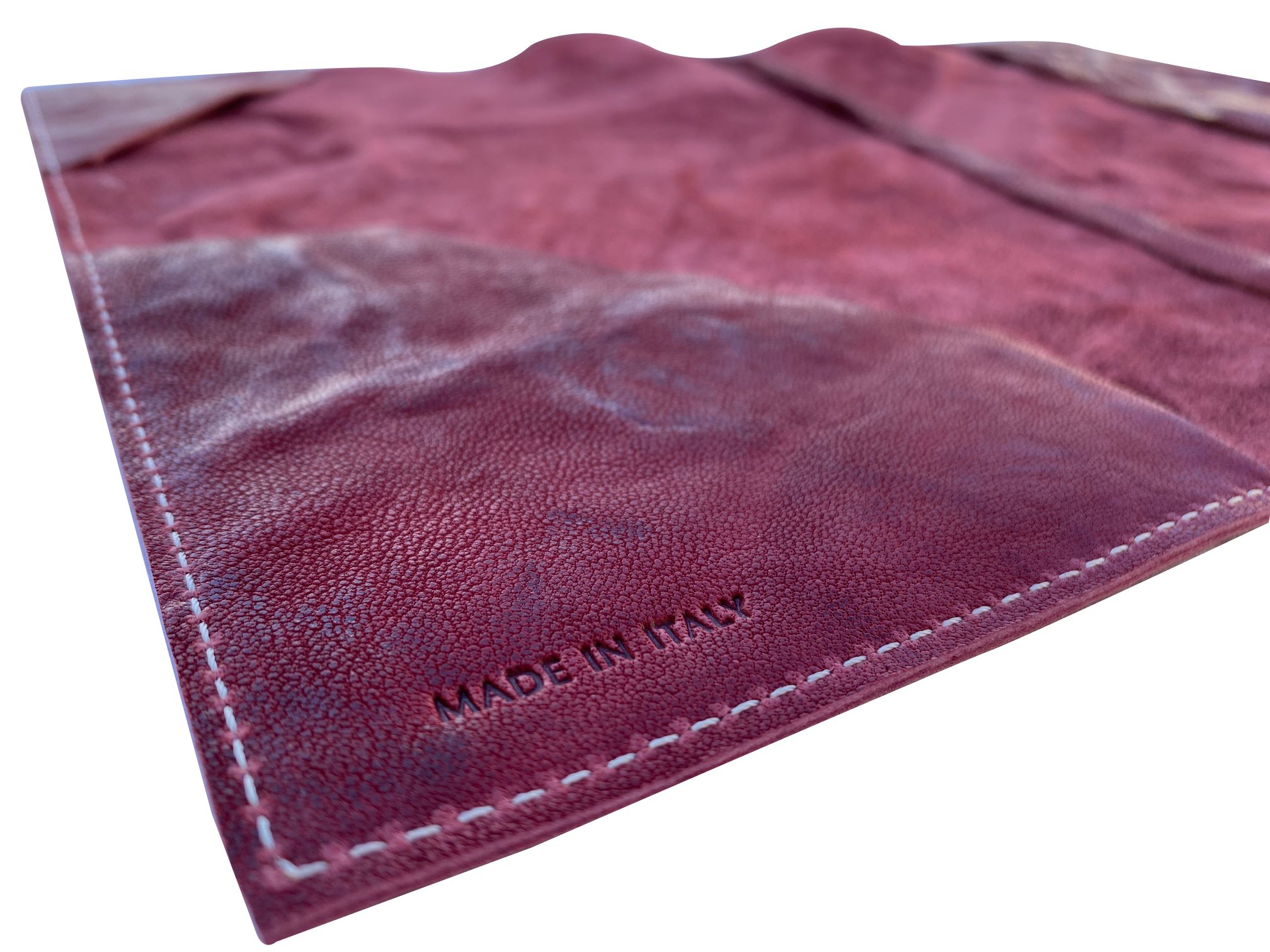 Notebook A5 size diary cover organizer in real recycled leather 100% handmade in Italy - Image 13