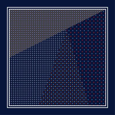 Foulard di seta per uomo con disegni cravatteria Made in Italy qualità 100% italiana